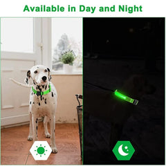 Reflective LED Dog and Cat Collar - Adjustable, Anti-Lost Night Gear