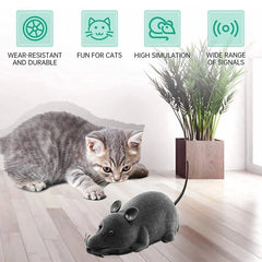 Wireless Cat Toy Mouse – Interactive 4-Way Remote Control Play