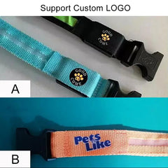 Reflective LED Dog and Cat Collar - Adjustable, Anti-Lost Night Gear