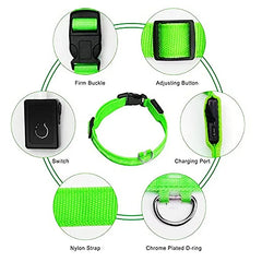 Reflective LED Dog and Cat Collar - Adjustable, Anti-Lost Night Gear